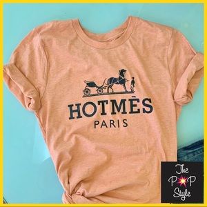 COPY - Hot Mess Heathered Orange Shirt Hermes